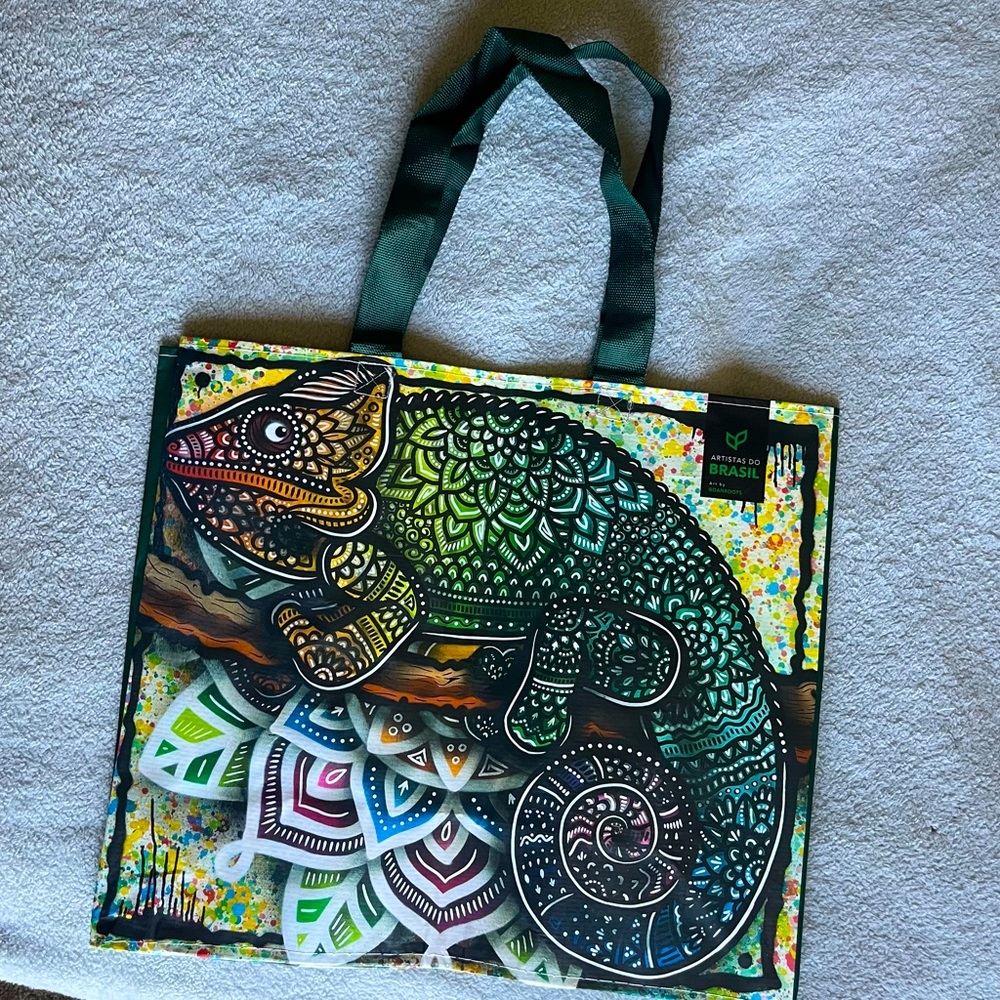 NWOT Chameleon Ecobag Reusable Shopping Bag